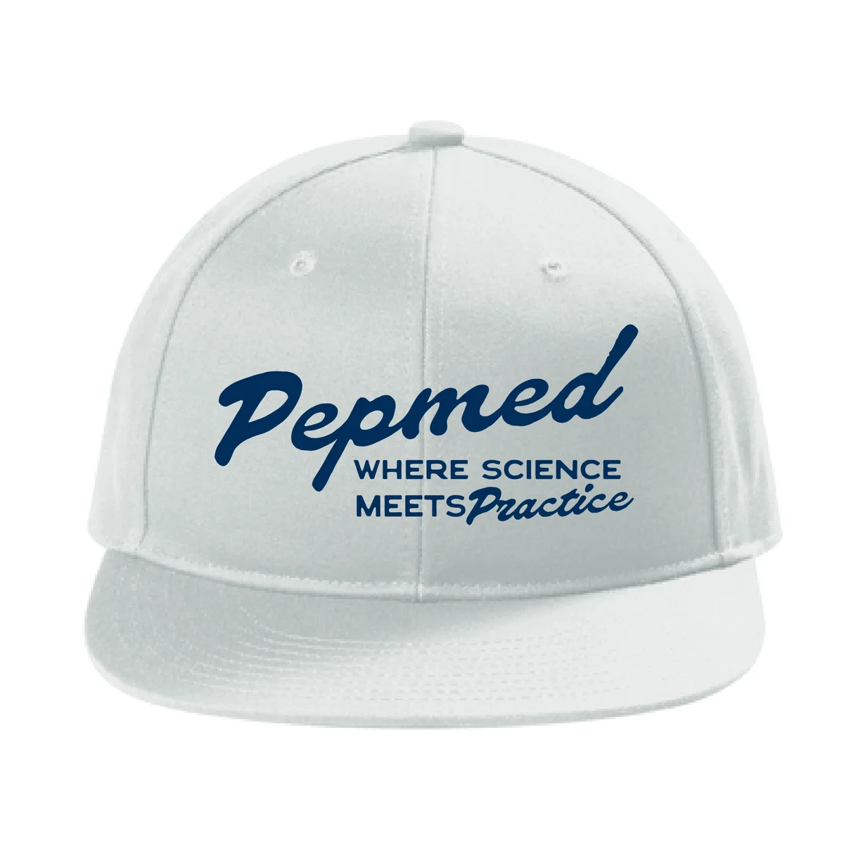 PEPMED Trucker Hat in Ivory, front